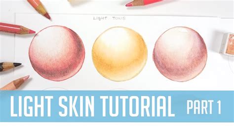 3 In 1 Light Skin Drawing Tutorial How To Color Skin For Beginners