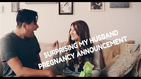 Telling My Husband Im Pregnant Birthday Pregnancy Announcement Youtube