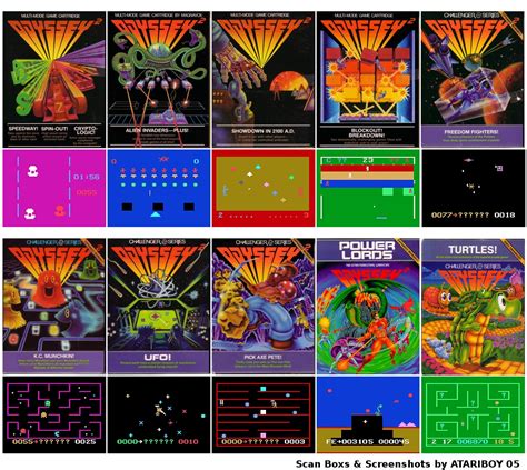 Top Ten Games Magnavox Odyssey 2 By Atariboy2600 On Deviantart