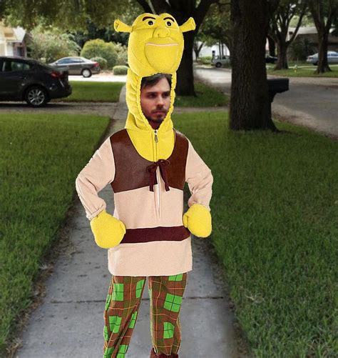 The Origin Of The Vinny Shrek Suit Image You Know I Had To Do It To
