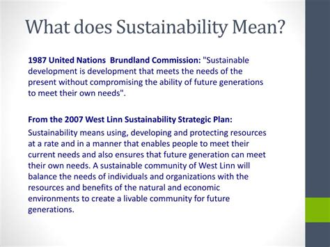 Ppt What Does Sustainability Mean Powerpoint Presentation Free