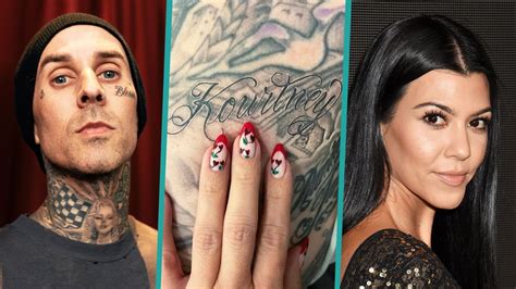 Travis Barker Gets Kourtney Kardashians Name Tattooed Nbc Chicago