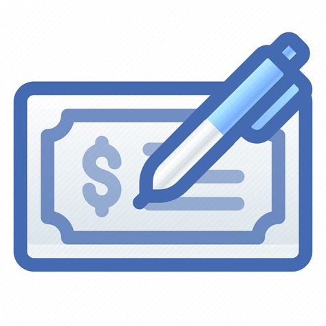 Bank Cheque Paycheck Icon Download On Iconfinder