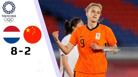 Netherlands W Vs China W 8 2 Highlights And Goals Olympics 2020