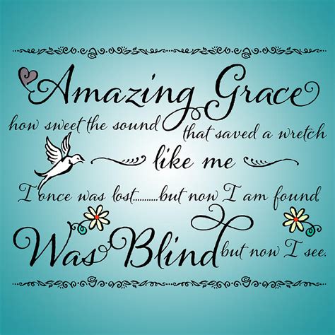Amazing Grace Word Art Digital Art By Purple Moon