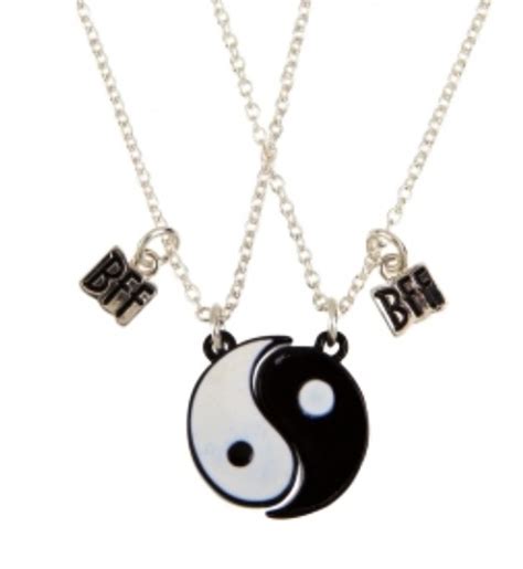 Ying Yang Bff Necklaces Bff Necklaces Girls Jewelry Necklace