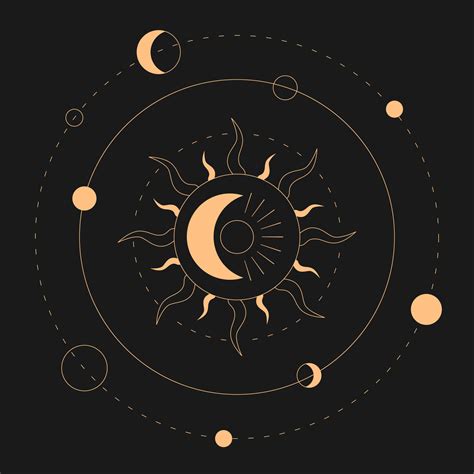 Celestial Sun And Moon Magical Banner For Astrology Celestial Alchemy