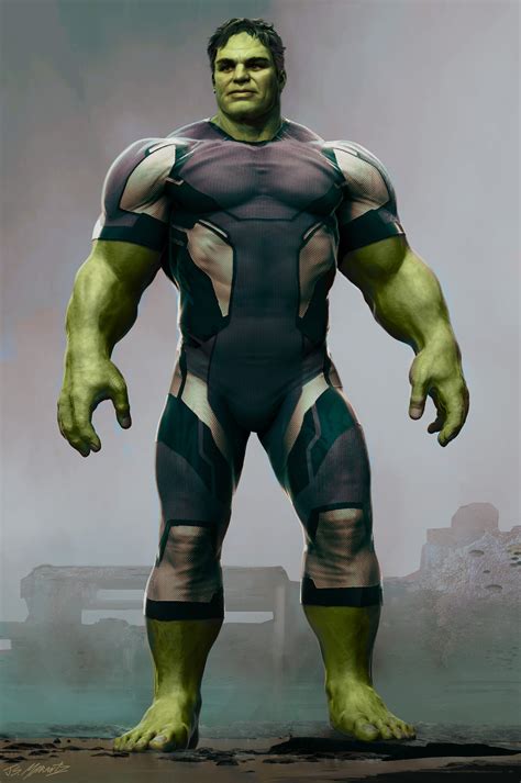 Smart Hulk Designs For Avengers Endgame Jerad Marantz Marvel