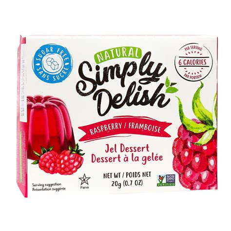 Simply Delish Sugar Free Raspberry Jel Dessert Low Carb Keto Dessert