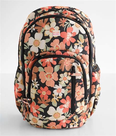 Girls Billabong Roadie Jr Floral Backpack Girls Bags In Ladybug Buckle