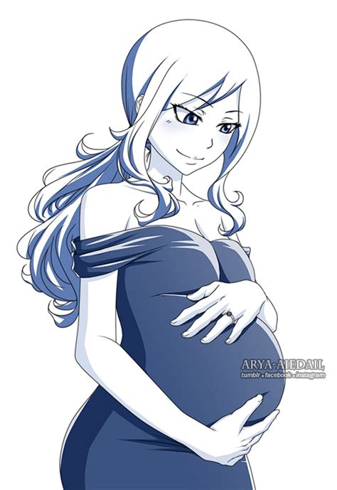 Pregnant Juvia By Arya Aiedail On Deviantart Anime Pregnant Anime Fairy Tail Anime