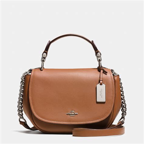 Coach Nomad Top Handle Crossbody In Glovetanned Leather In Brown Lyst