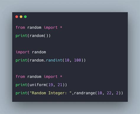 Python Random Number Module Tutorial With Example
