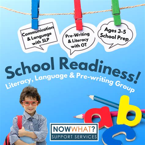 School Readiness Slp Nowwhat Support Services