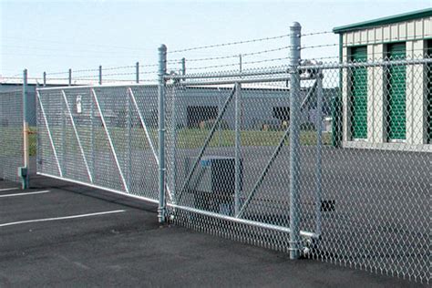 Chainlink Sliding Gates Chain Link Fencing Fence Gate Los Angeles