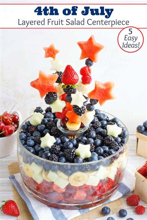 5 Showstopper Red White And Blue Fruit Salads Two