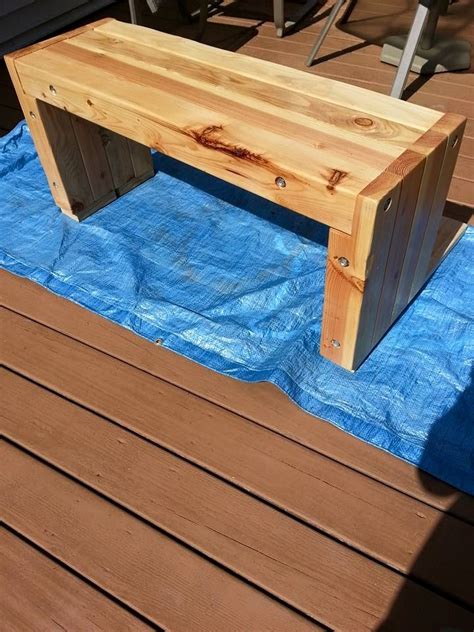 Rustic 4x4 Bench Ana White