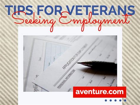 Tips For Veterans Seeking Employment Aventure Staffing
