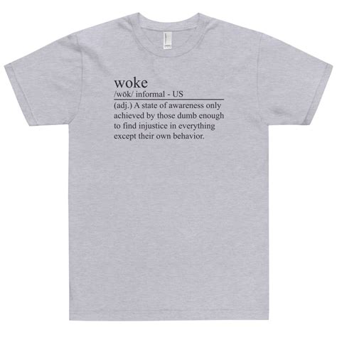Funny Woke Definition T Shirt Ayotee