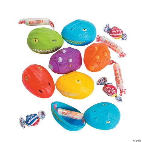 Bee® Candy Filled Dinosaur Head Plastic Easter Eggs Discontinued