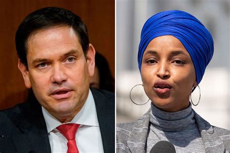 Marco Rubio Ilhan Omar Out Of Her Mind For Anti Israel Tweet