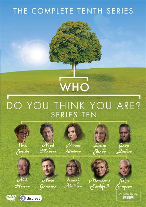 Who Do You Think You Are Series DVD Amazon Co Uk Mocean Melvin Cherie Lunghi D Joshua
