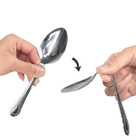 2pcs Perfect Magic Bend Spoon Mind Bend Toy Street Stage Magic Trick