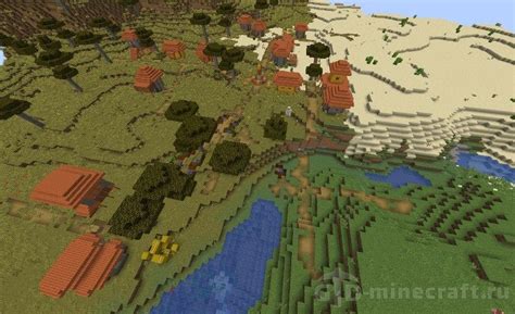 Two Villages Along The River Seed For Minecraft 1171116511521144