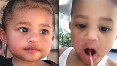 Kylie Jenner Reacts To Stormi Curse Word Confusion Lipstick MakeOver