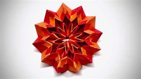 Moving Origami Firework Youtube