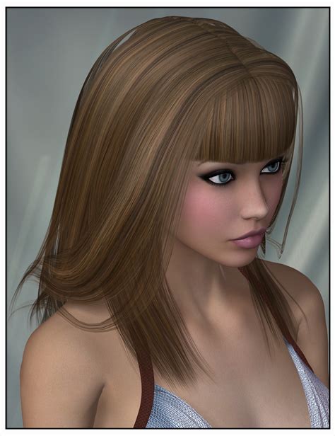 Angie Hair For Genesis 2 Females And Victoria 4 Daz 3d