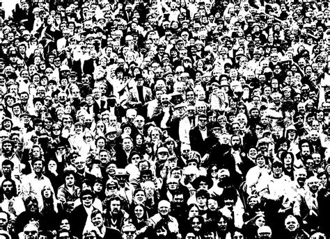 1970s Posterization Of Crowd In Stadium Photograph By Vintage Images