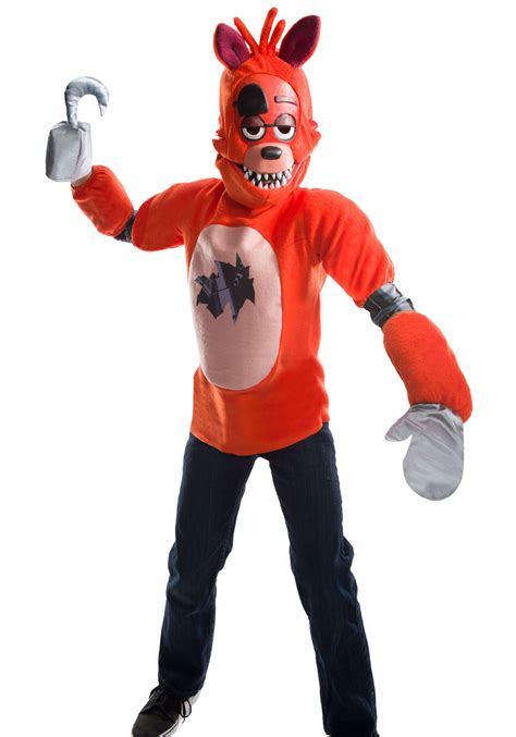 Five Nights At Freddy S Deluxe Foxy Costume For Kids