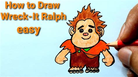 How To Draw Wreck It Ralph Cute And Easy Youtube