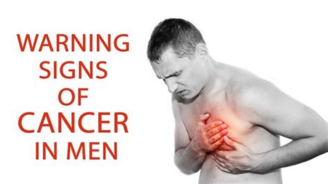 Get a closer look at five symptoms that could be warning signs of cancer. Top 15 Warning Signs for Cancer in Men | BabbleTop