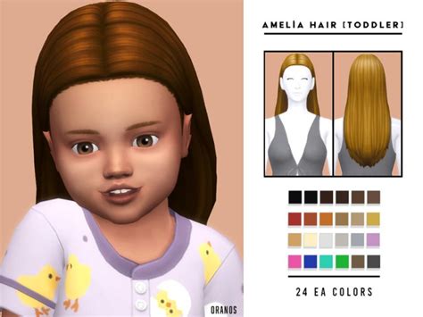 Amelia Hair Toddler The Sims 4 Catalog