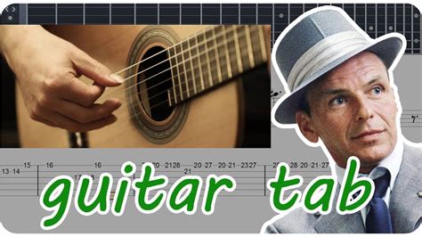 Frank Sinatra My Way Fingerstyle Guitar Tutorial Youtube