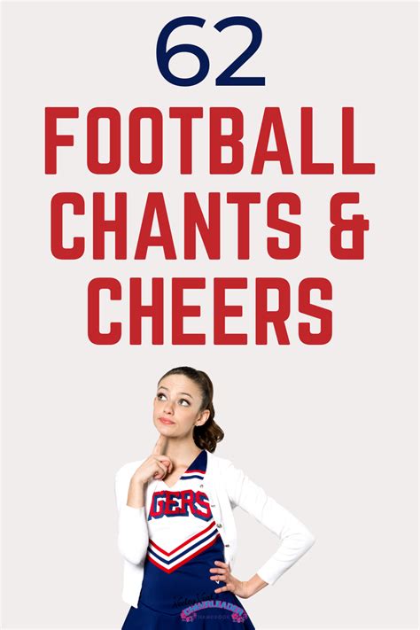 Cheers And Chants For Football Football Cheerleading Football Cheer