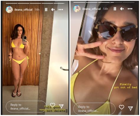 Ileana Dcruz Flaunts Sexy Curves In Yellow Bikini Actress Drops Her