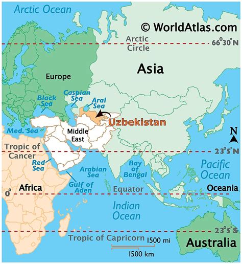 Uzbekistan Maps And Facts World Atlas