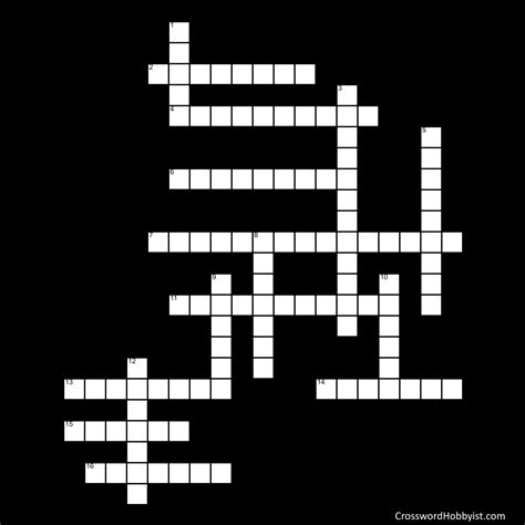 Shift Work Safety Crossword Puzzle