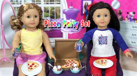American Girl Truly Me Pizza Party Set 2018 Youtube