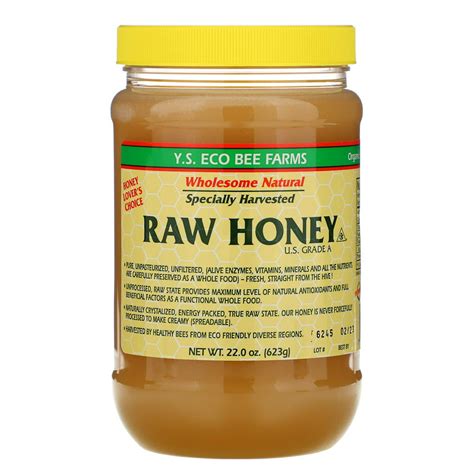 Ys Organic Bee Farms Raw Honey 22 Oz