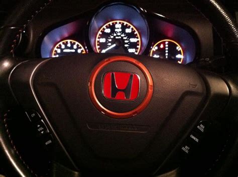 Got My Jdm Steering Wheel Emblem Honda Element Owners Club