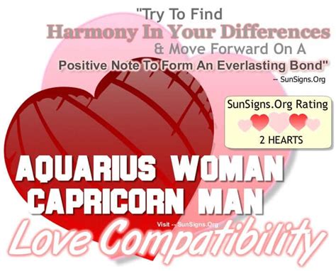 Aquarius Woman And Capricorn Man A Match That Has Little In Common