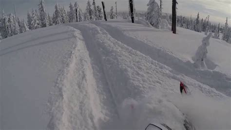 West Yellowstone Snowmobiling 12 30 14 Youtube