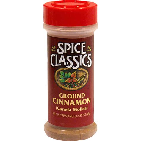 Spice Classics® Ground Cinnamon 337 Oz Salt Spices And Seasonings