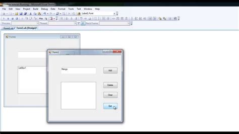 VB NET Tutorial How To Use A Listbox YouTube