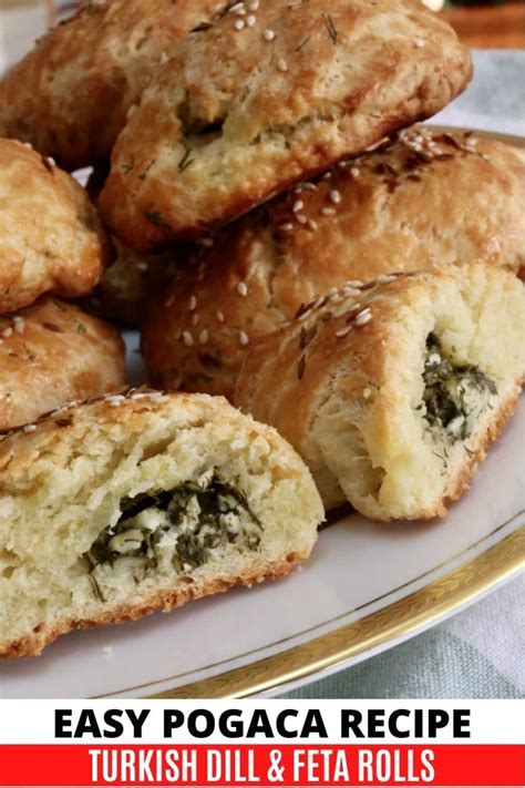 Turkish Pogaca Feta And Dill Bread Rolls Recipe DobbernationLOVES