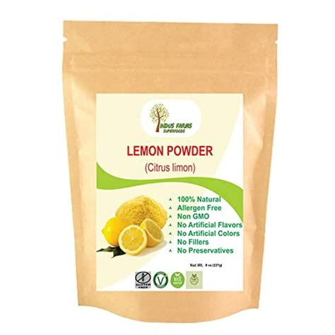 Indus Farms100 Natural Lemon Powder 8 Oz No Artificial Flavors